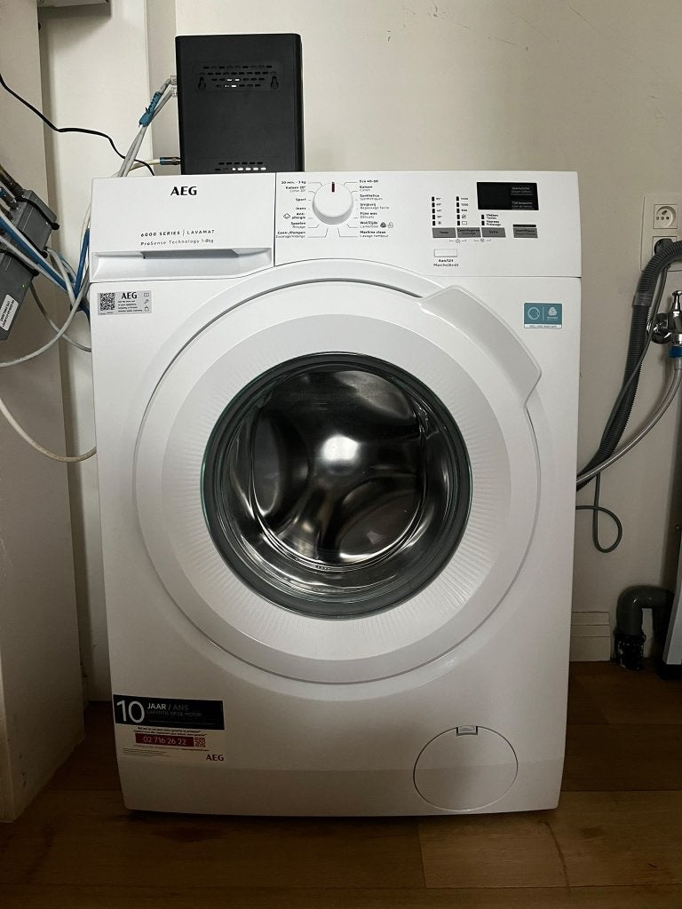 Wasmachine AEG 6000 series - ProSense Technology, Electroménager, 1200 à 1600 tours, 6 à 8 kg, Comme neuf, Chargeur frontal