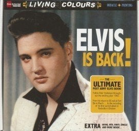 boxset Elvis is back bevat boek, vinyl, dvd en meer, 30 euro, Livres, Musique, Enlèvement ou Envoi, Comme neuf, Artiste