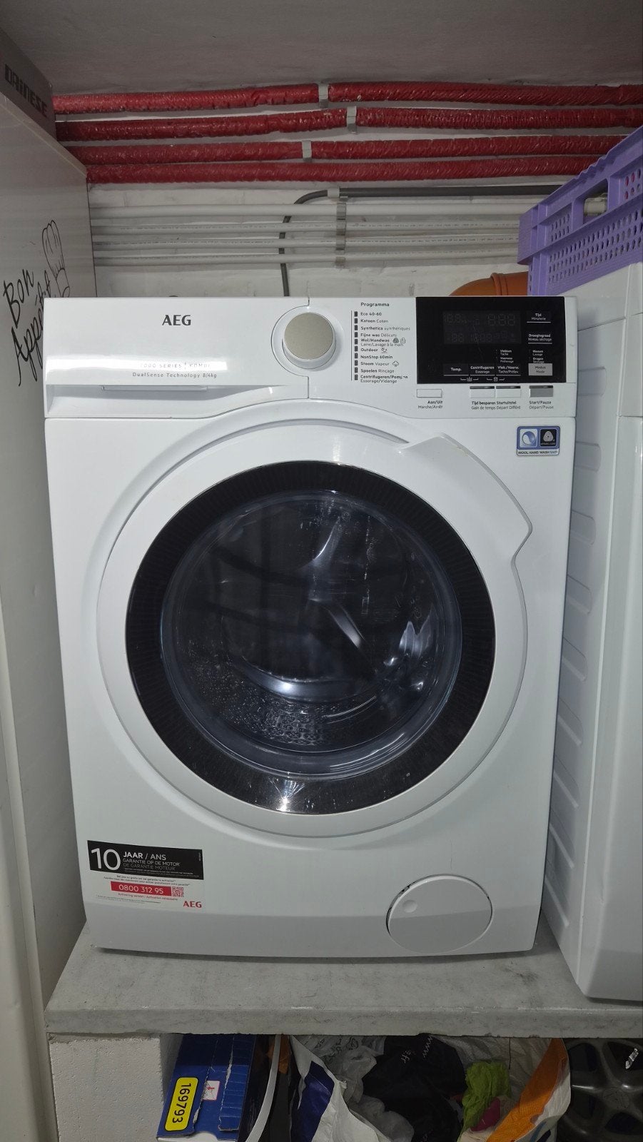 AEG SERIE 7000 KOMBI, Electroménager, 6 à 8 kg, Enlèvement ou Envoi, Comme neuf