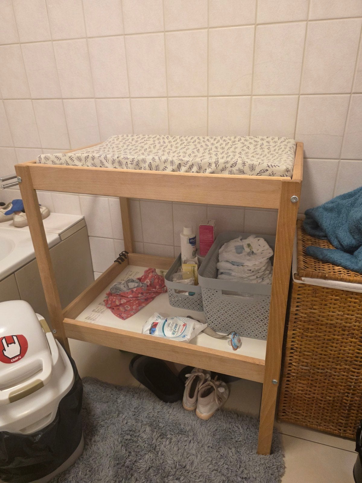 Verschoontafel, Aankleedkussen, Zo goed als nieuw, Standaard, Ophalen