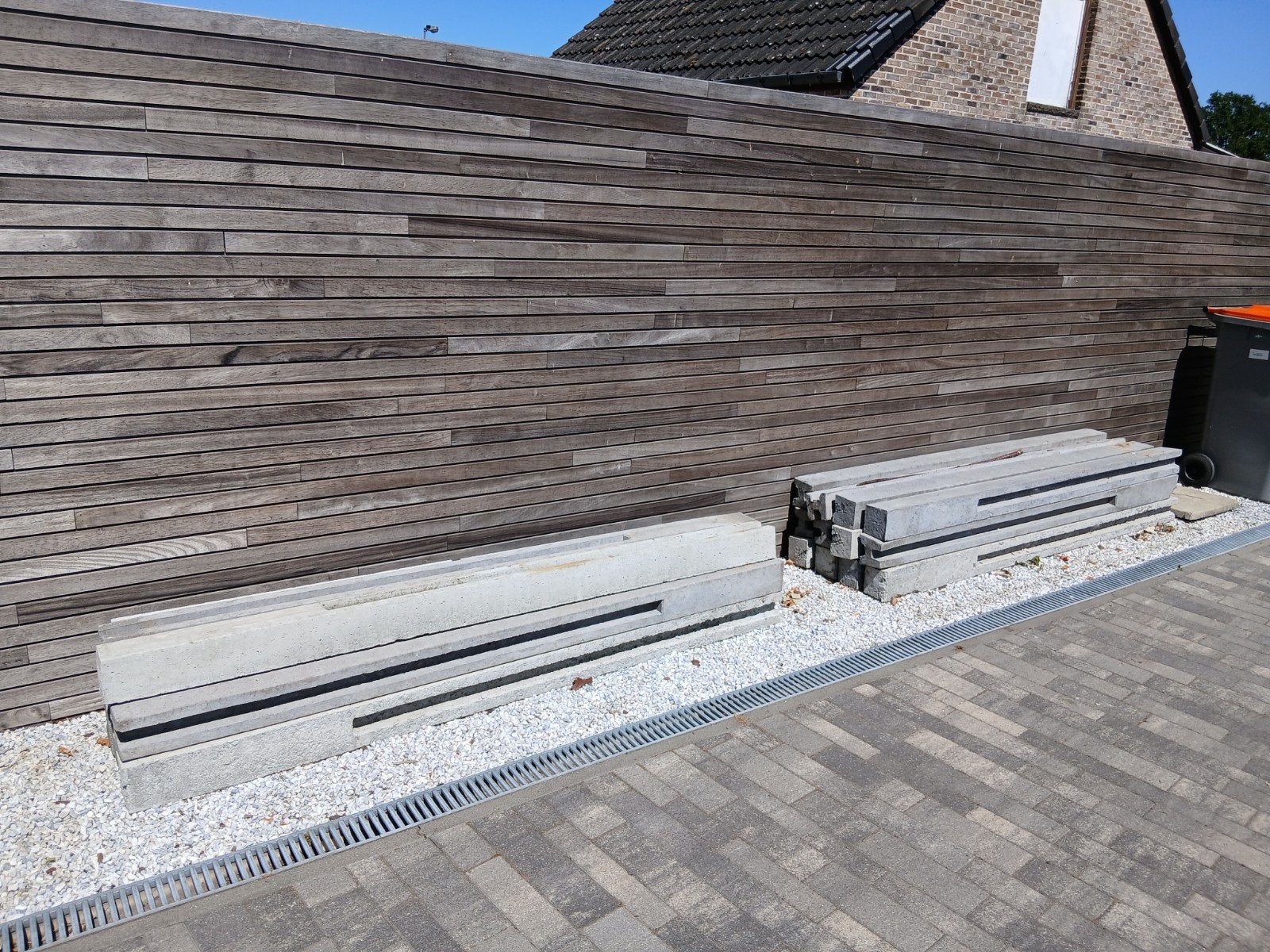 Gratis betonpalen, Enlèvement