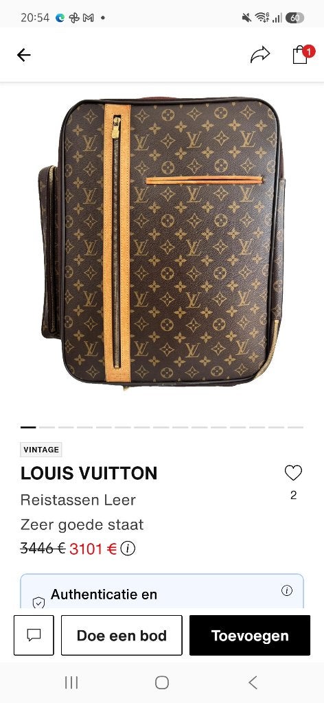 Louis vuitton trolley, Handtassen en Accessoires, Tassen | Damestassen, Bruin, Overige typen, Ophalen of Verzenden, Zo goed als nieuw