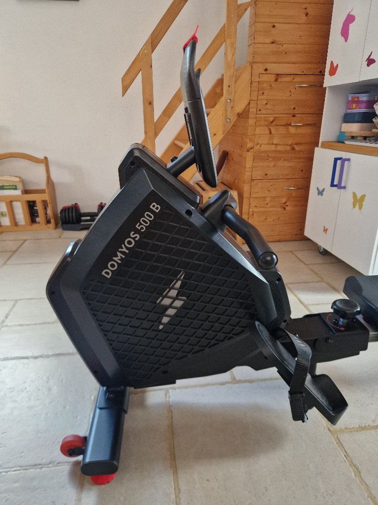 Rameur Decathlon Domyos 500 B, Sport en Fitness, Fitnessapparatuur, Ophalen, Aluminium, Zo goed als nieuw, Roeitrainer
