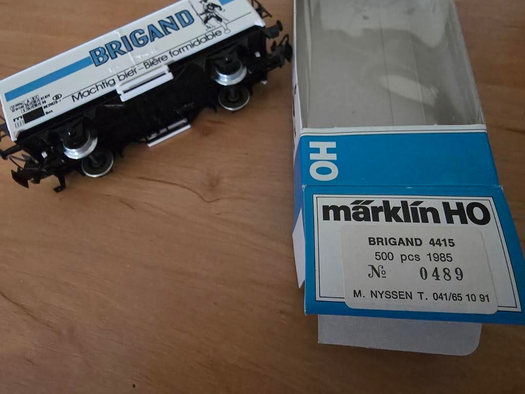 Marklin HO Bierwagon Brigand - Beperkte oplage nr 489, Verzenden