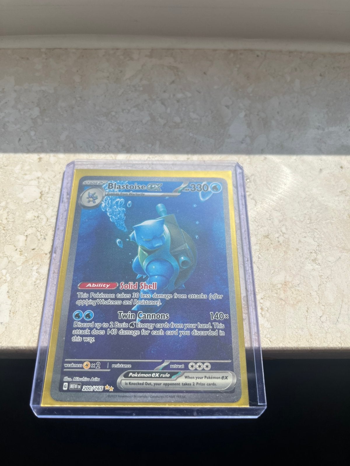 Blastoise ex #200 RUILEN MET ETB, Ophalen, Nieuw