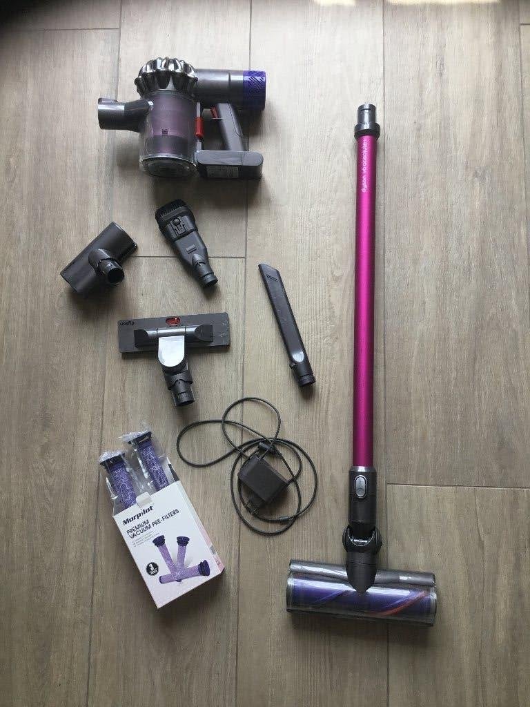 Dyson steelstofzuiger, Elektronische apparatuur, Stofzuigers, Gebruikt, Steelstofzuiger, Dyson, Draadloos, Geschikt voor harde vloeren