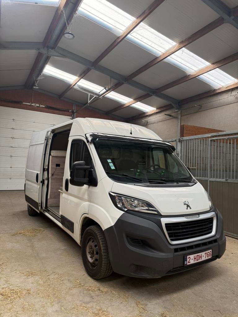 peugeot boxer campervan, Auto's, Peugeot, Euro 5, 135 kW, 4 cilinders, Leder en Stof