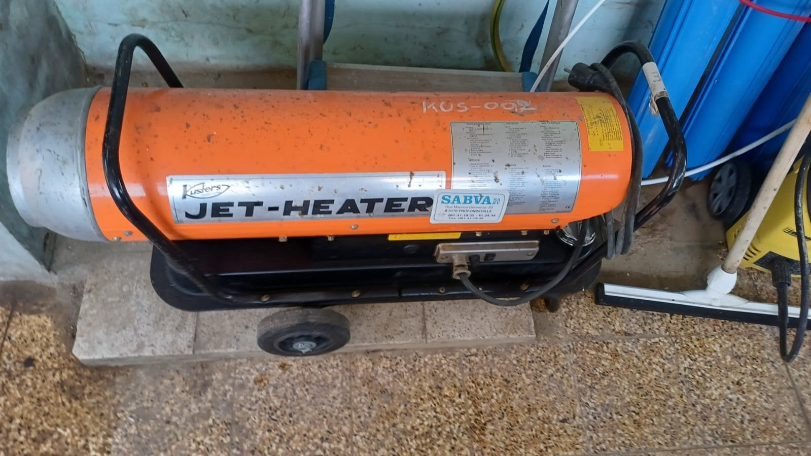 Heteluchtkanon Kusters Jetheater Diesel, Bricolage & Construction, Chauffage & Radiateurs, Enlèvement