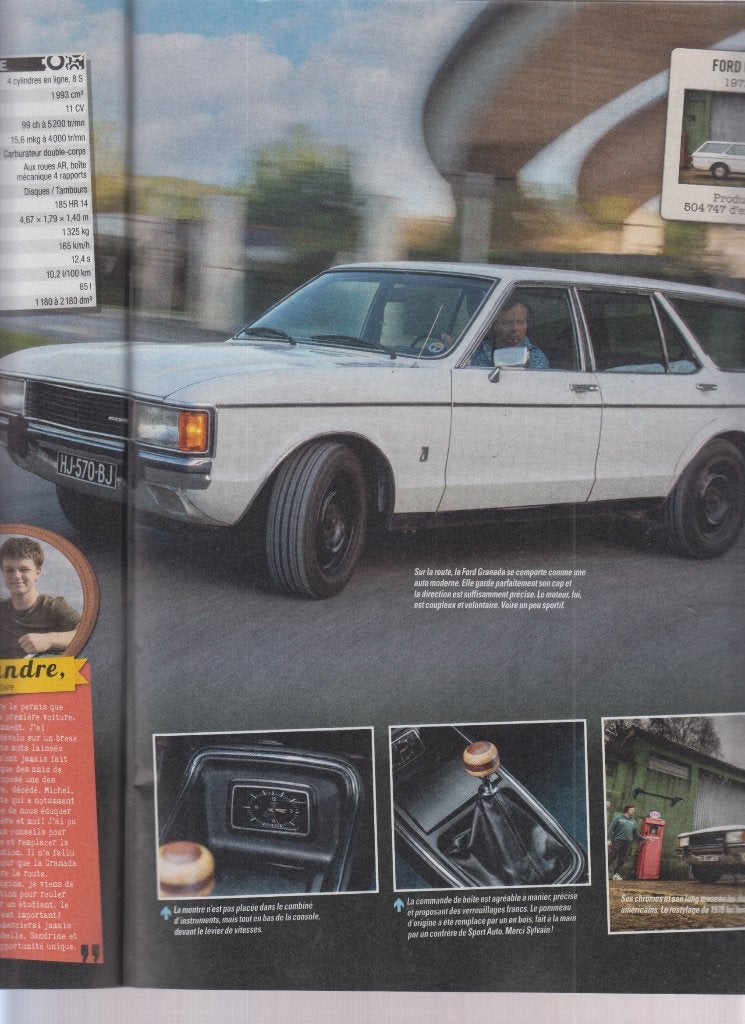 1976 Ford Granada Break L voiture de collection, Verzenden, Gelezen, Ford