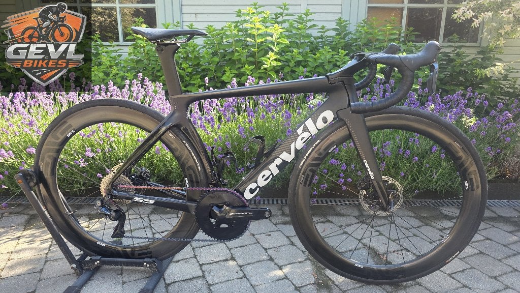 Cervélo S5  Dura Ace Di2 + Enve Carbon Wheels, Fietsen en Brommers, Ophalen, G, G, 49 tot 53 cm