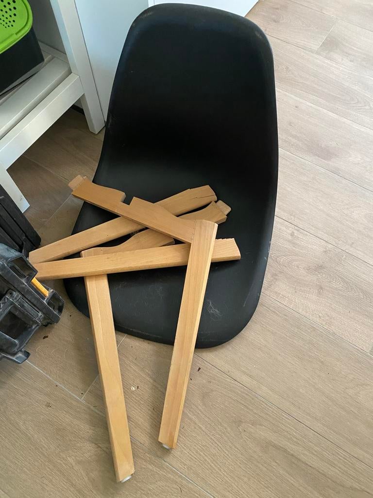Stoel projectje, Ophalen, Gebruikt