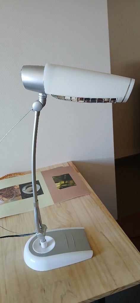 Tafellamp, Ophalen, 55 cm, Wit, Modern