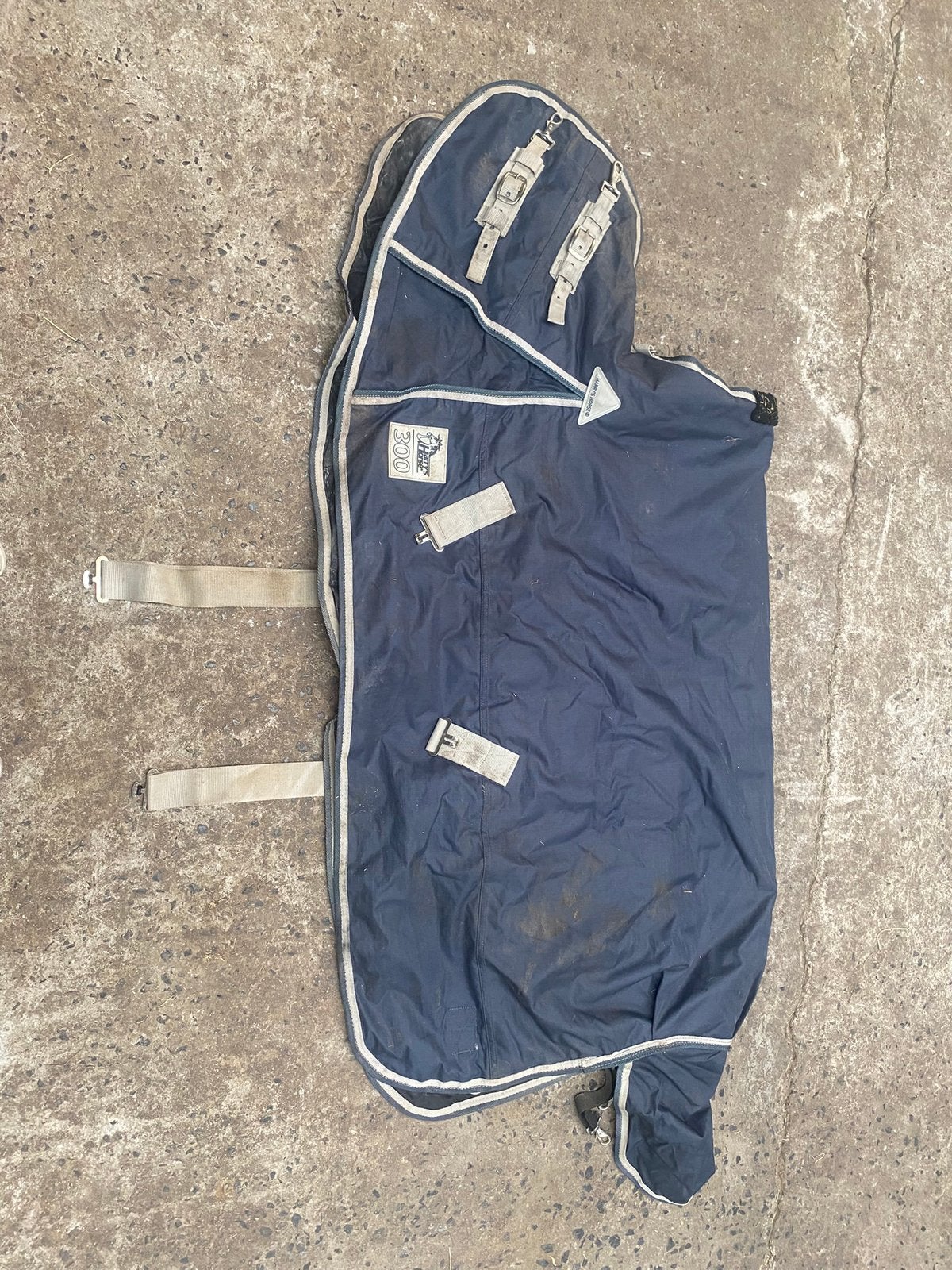 Winterdeken 300 gram, Bleu, Cob (M), Couverture, Comme neuf