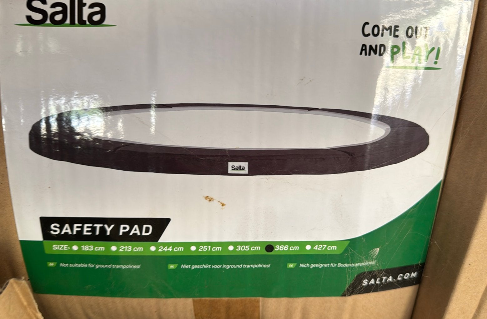 Bord du trampoline, diamètre 366 cm, NOUVEAU !, Enlèvement, Comme neuf