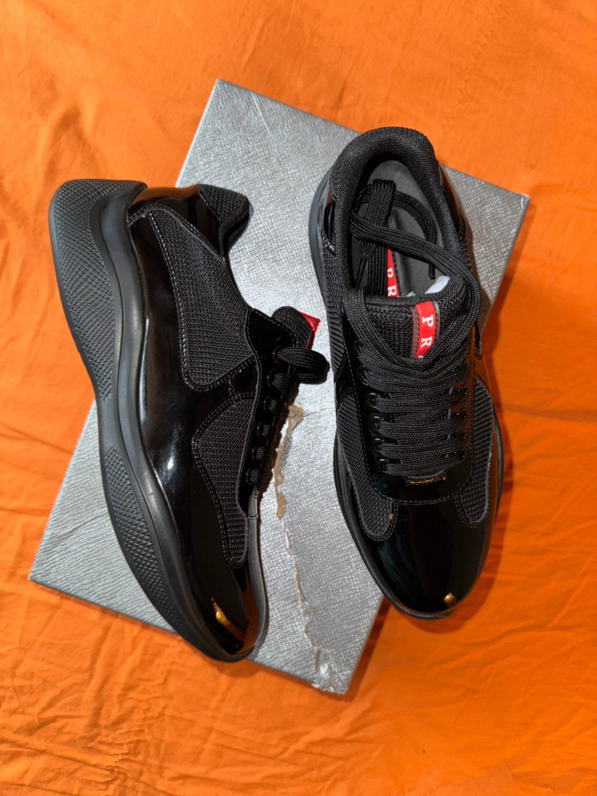 Prada Cups - maat 37, Zwart, Nieuw, Ophalen of Verzenden, Sneakers