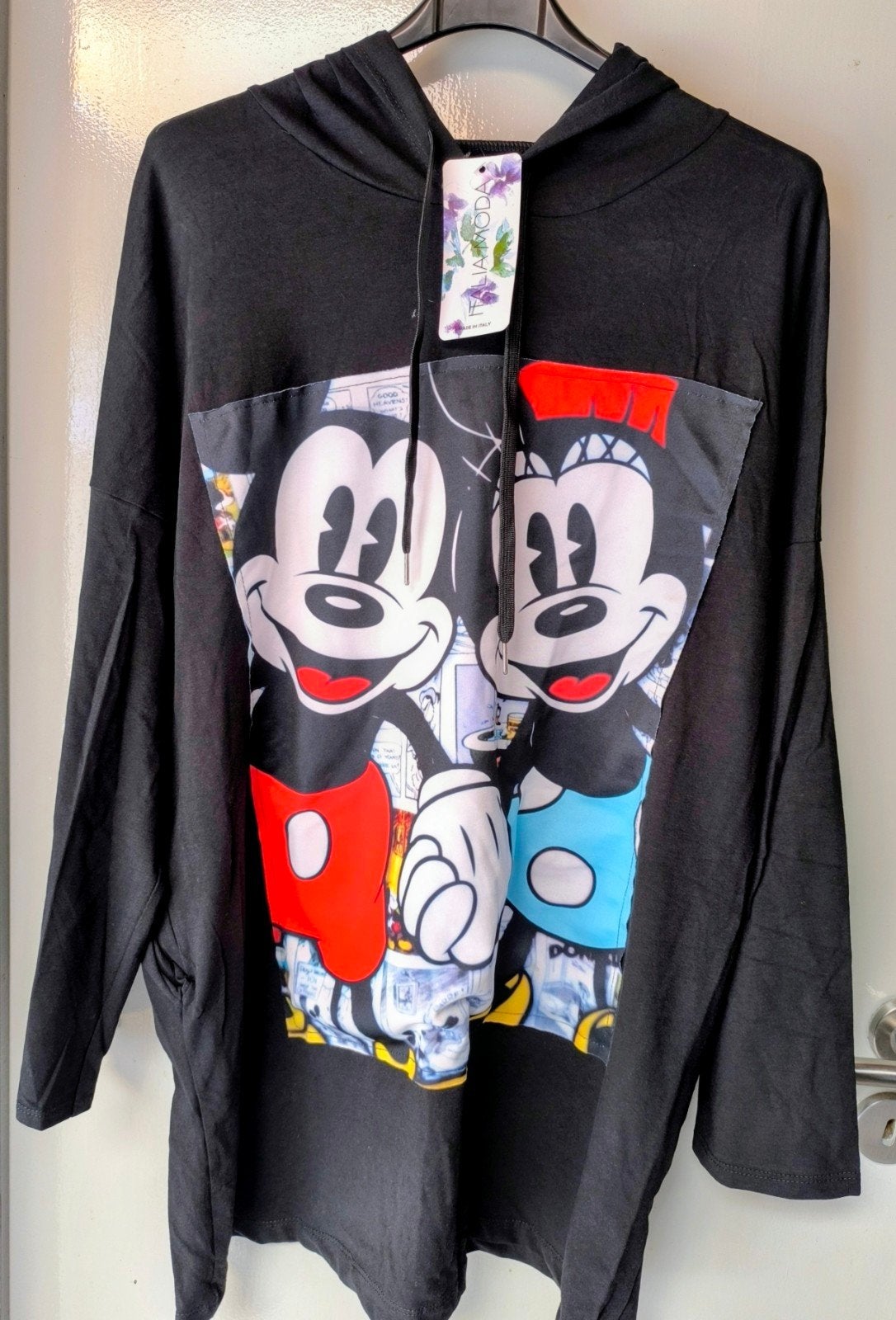 Robe sweat Mickey, Minnie., Italia moda, Enlèvement ou Envoi, Neuf, Taille 46/48 (XL) ou plus grande