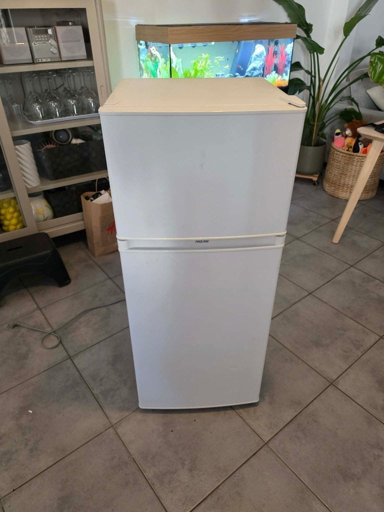 Ijskast en diepvries proline, Elektronische apparatuur, Koelkasten en IJskasten, Ophalen, 120 tot 140 cm, 100 tot 150 liter, Zo goed als nieuw