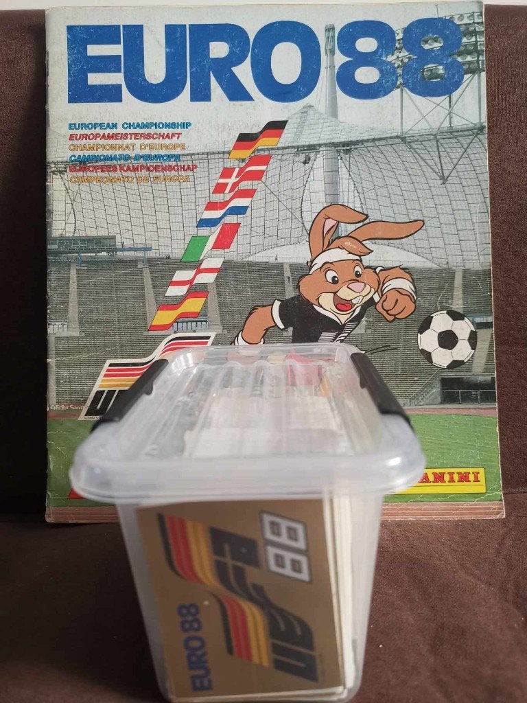 Panini EURO 88 prachtige recuperaties, Verzamelen, Verzenden, Gebruikt, Poster, Plaatje of Sticker