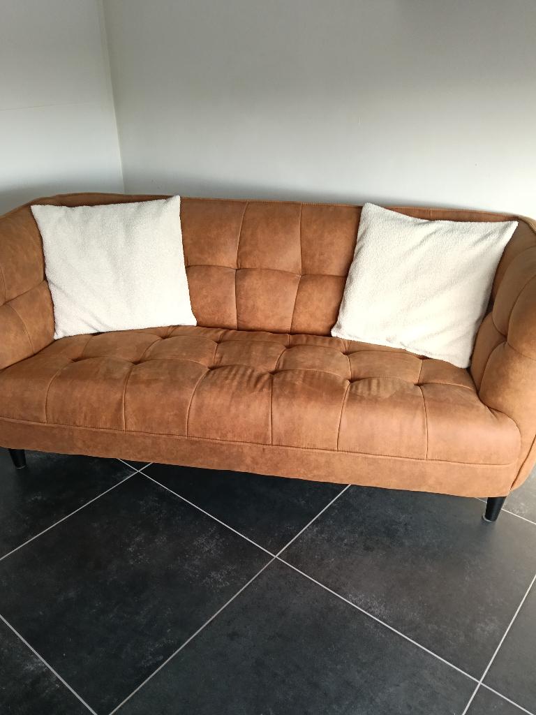 siège 3 places, Maison & Meubles, Canapés | Salons, Comme neuf, Banc droit, Trois personnes, 150 à 200 cm, 75 à 100 cm, Tissus