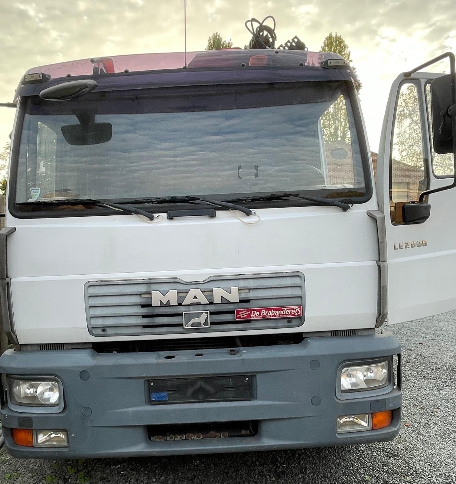 MAN TGA met containersysteem & laadkraan HMF, Particulier, Te koop, MAN