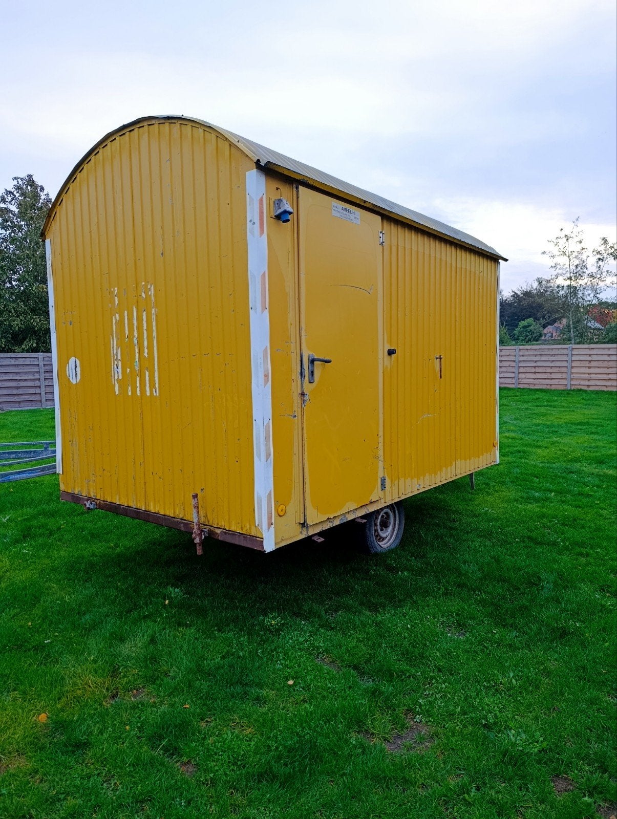 chantier de construction, cabane, chantier naval avec attela, Bricolage & Construction, Enlèvement, Utilisé