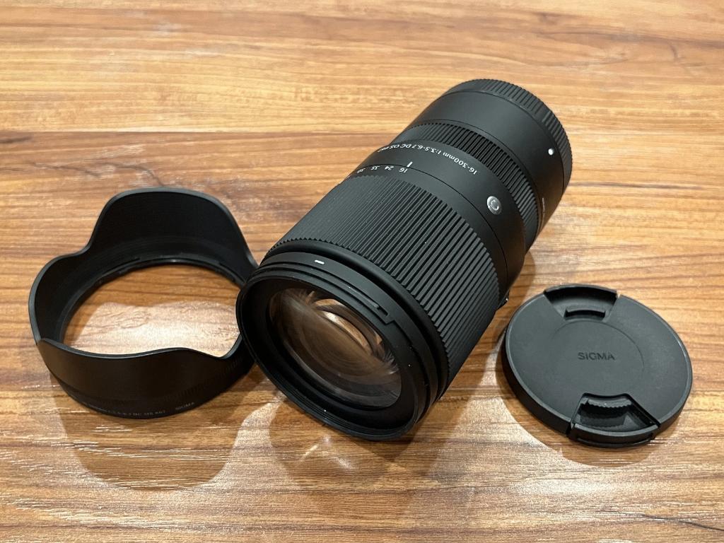 Sigma 16-300 mm F/3,5 à 6,7 DC OS 025, Enlèvement ou Envoi, Utilisé, Téléobjectif, Zoom