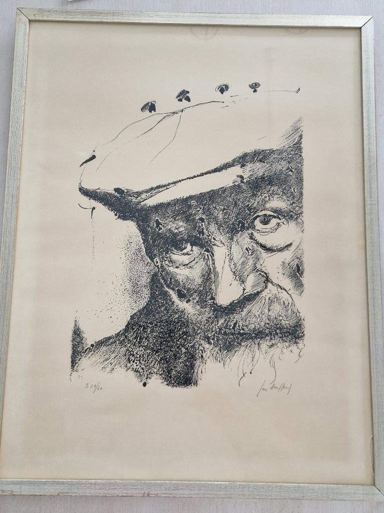 Jan Burssens, handgesigneerde litho, Ophalen