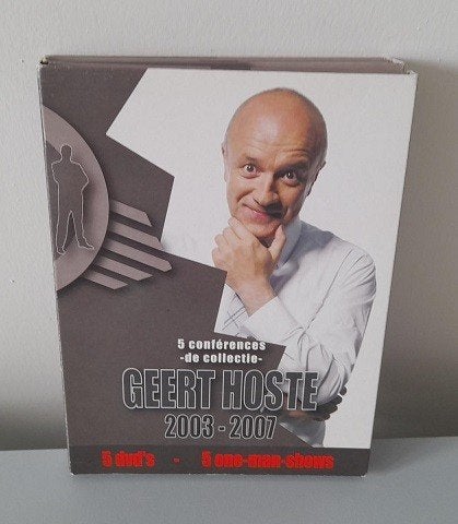 Geert Hoste 5 one-man- shows, Cd's en Dvd's, Dvd's | Cabaret en Sketches, Alle leeftijden, Ophalen of Verzenden, Zo goed als nieuw