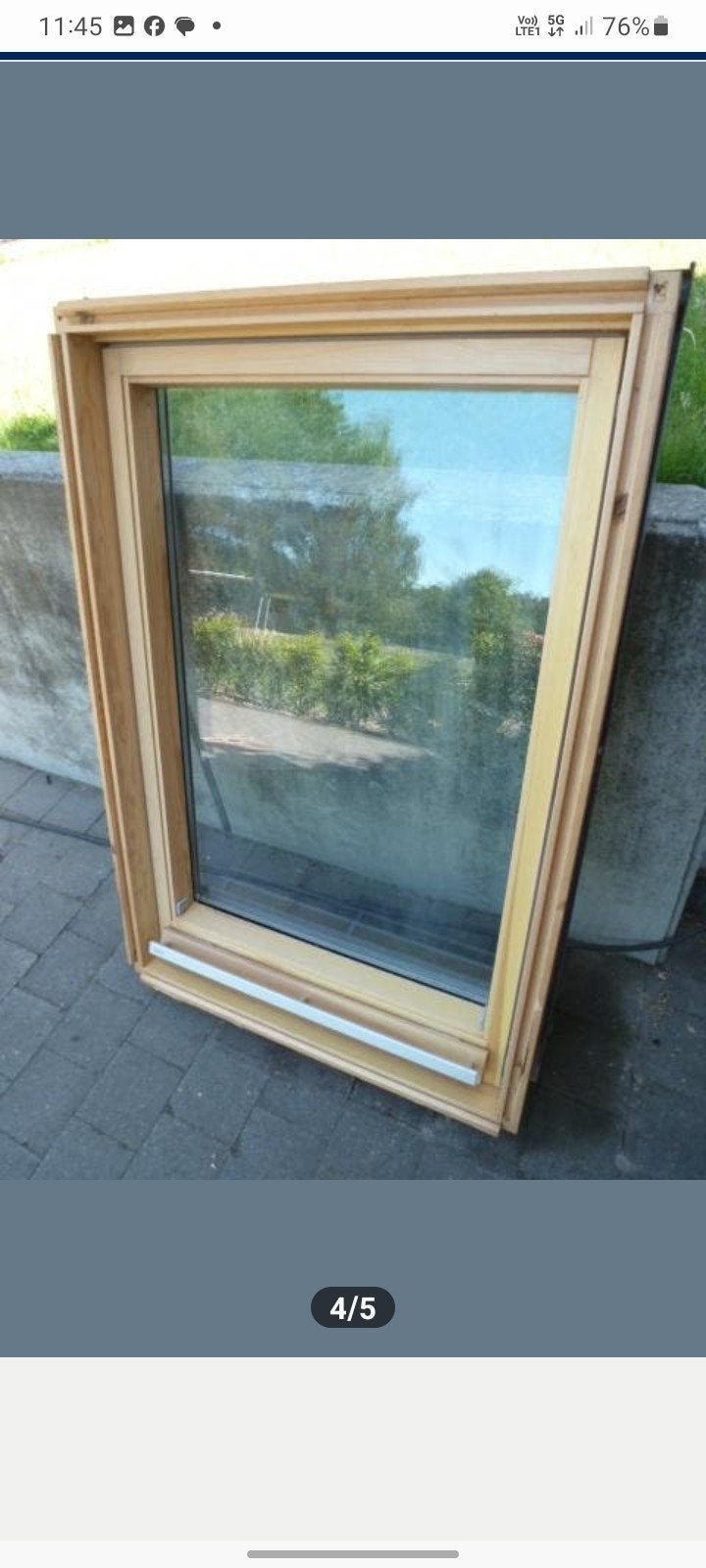 Lanterneau Velux GGL 308-3000 L72xH112, Double vitrage, Lucarne, Enlèvement, Utilisé