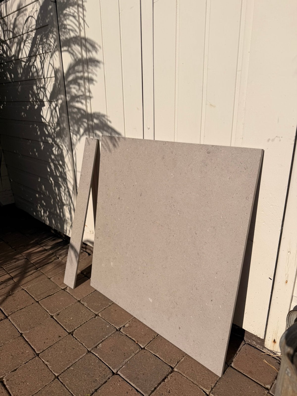 Grote beige vloertegels, nieuw (60x60cm), Doe-het-zelf en Bouw, Tegels, Ophalen, Zo goed als nieuw, Vloertegels