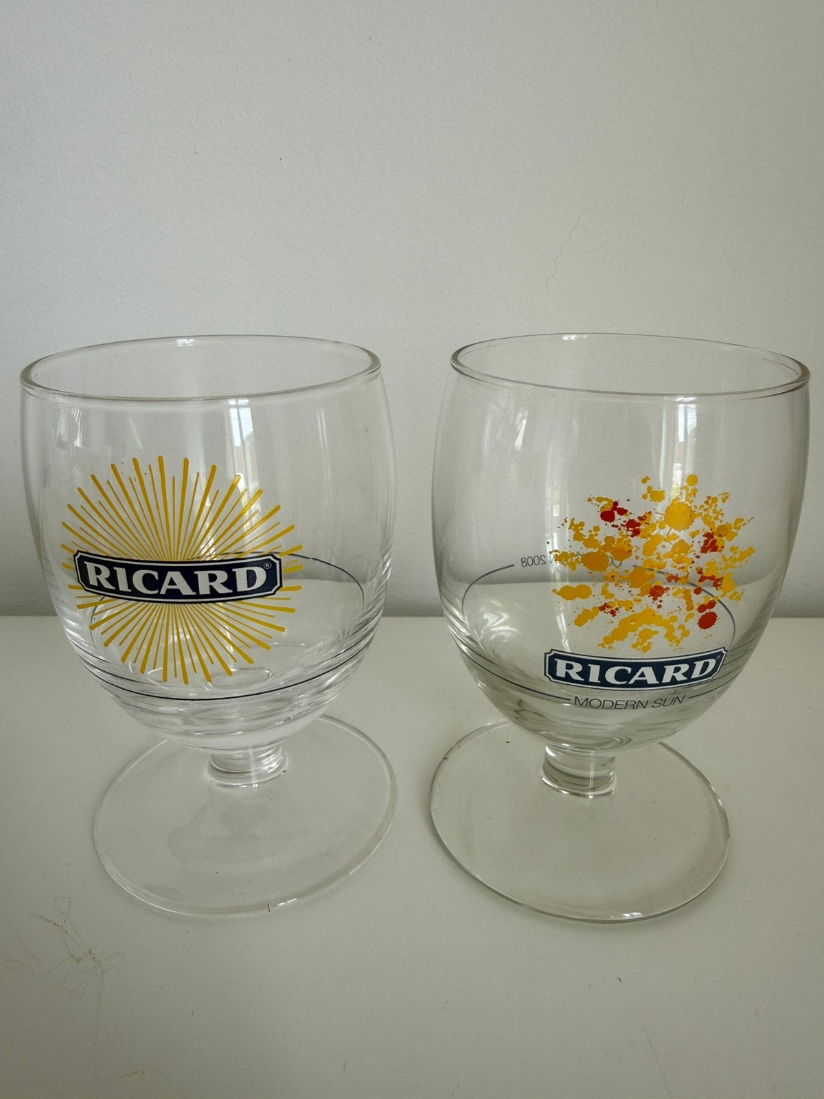 Verres Ricard à donner, Collections, Verres & Petits Verres, Enlèvement, Comme neuf
