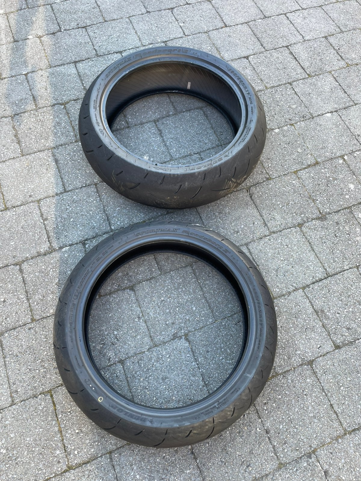 Dunlop SportMax Roadsport 2, Motos, Enlèvement, Comme neuf