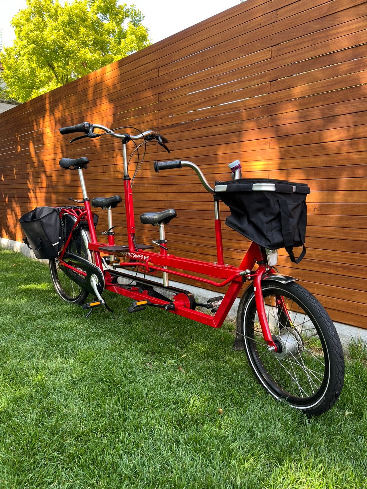 Onderwaterfiets ouder-kind tandem – 7 versnellingen, Vélos & Vélomoteurs, Enlèvement, Comme neuf, Moins de 10 vitesses, Frein à tambour