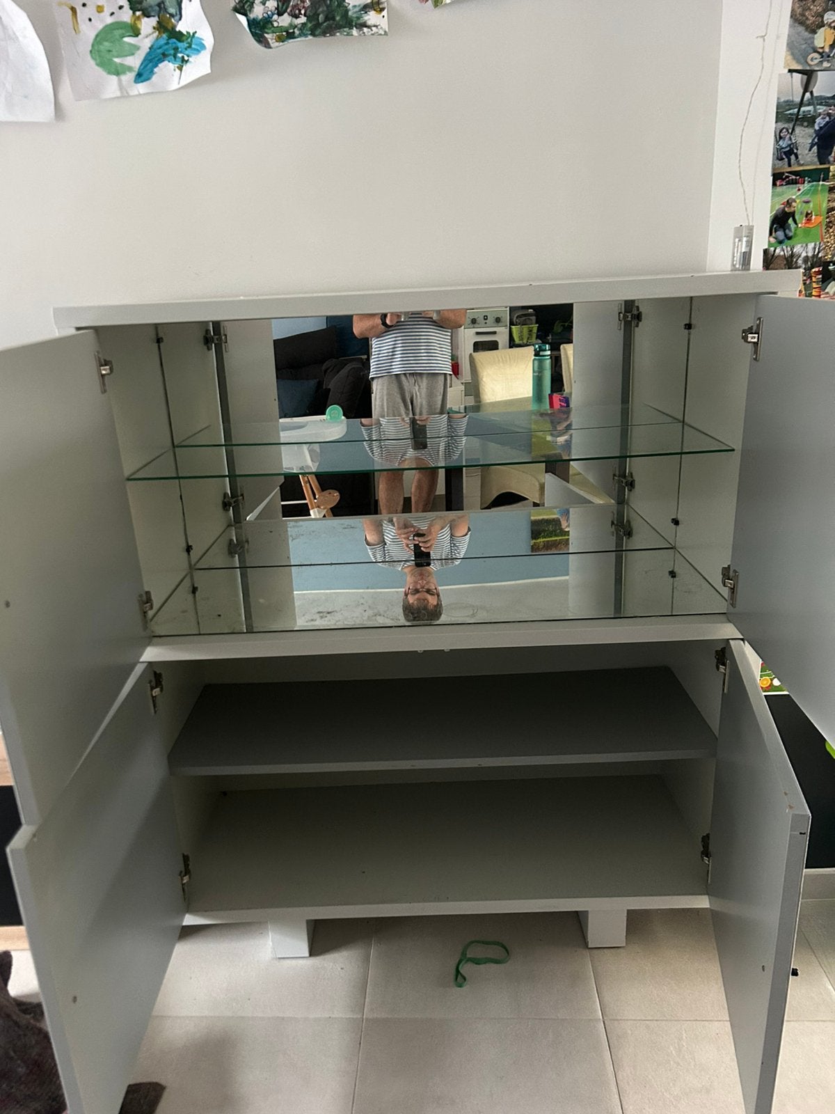 Gratis kast, Huis en Inrichting, Ophalen, 100 tot 150 cm, Eikenhout, 50 tot 75 cm