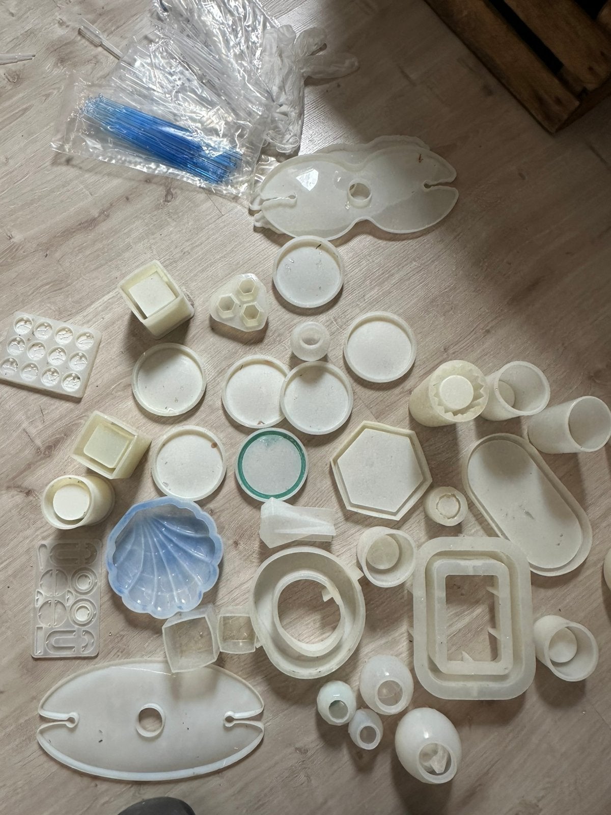 Lot benodigdheden epoxy, Doe-het-zelf en Bouw, Elektriciteit en Kabels, Ophalen, Gebruikt