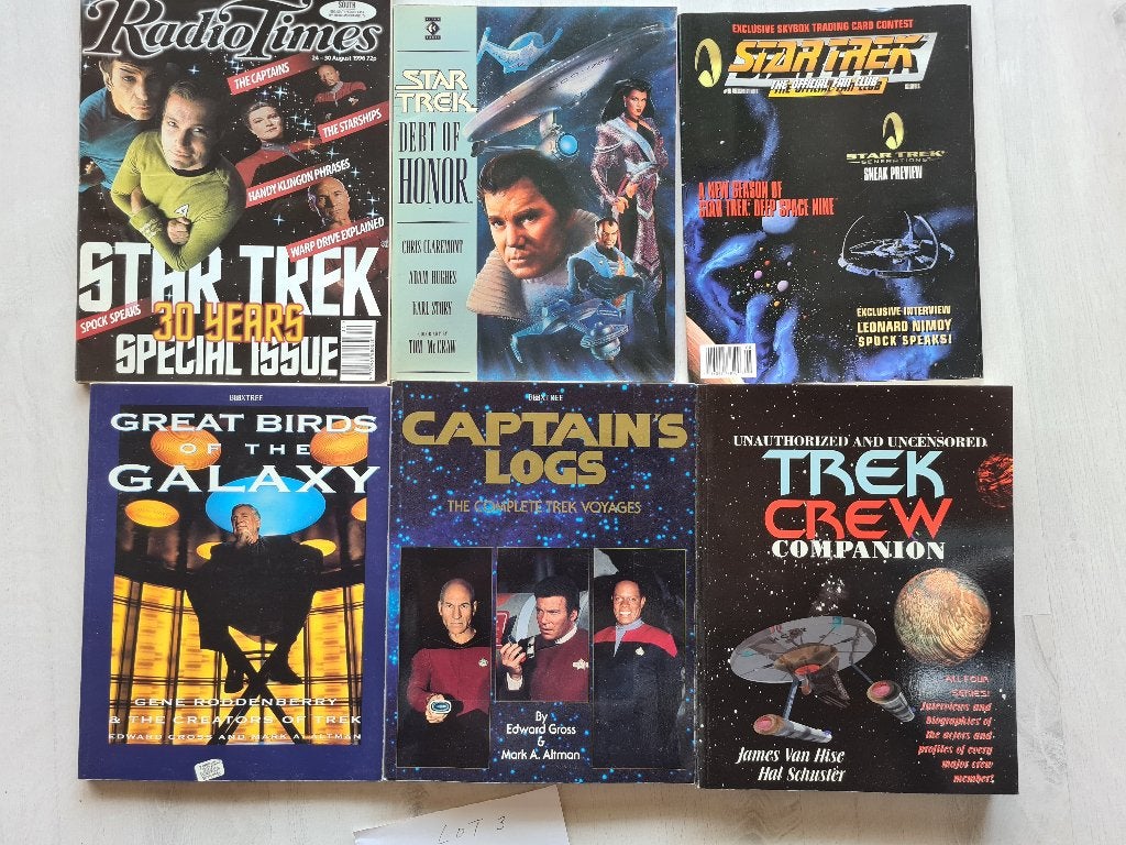 Engelstalige Star Trek boeken en magazines lot3., Enlèvement, Utilisé