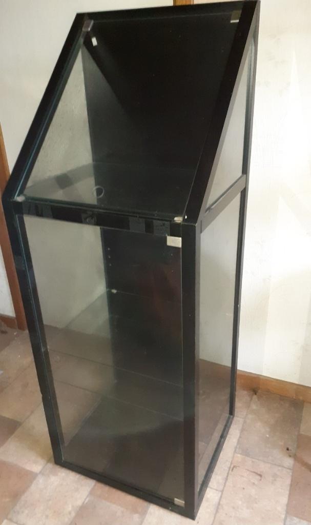 Vitrine "style IKEA Ostersund 1990", vintage, Huis en Inrichting, Kasten | Vitrinekasten, Ophalen, Gebruikt, 100 tot 150 cm, Style : IKEA