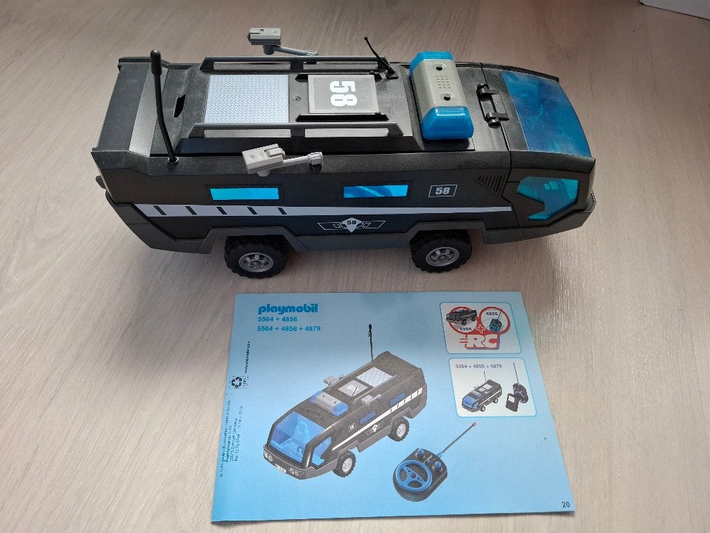 playmobil 5564 interventietruck met licht en geluid, Ophalen, Complete set, Voertuig, Zo goed als nieuw