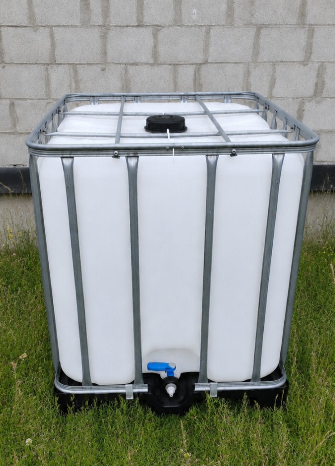 IBC container/ton/vat met Gardena aansluiting, Ophalen