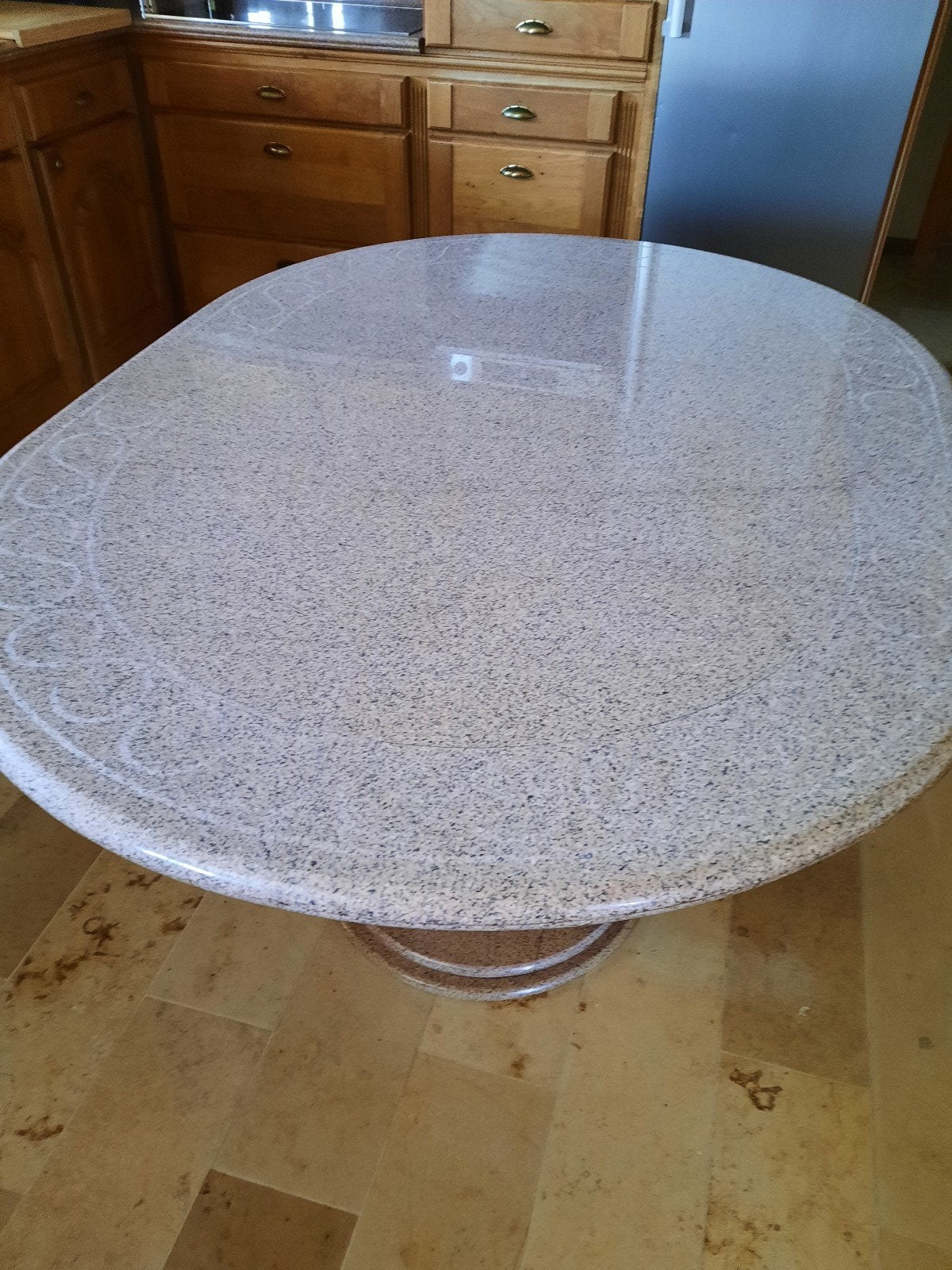 Granieten tafel., Ophalen