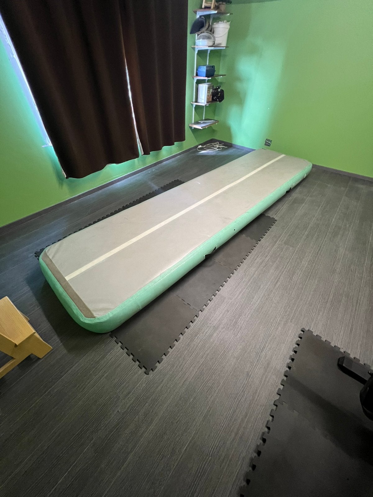 Airtrack Fbsport, Sport en Fitness, Ophalen, Zo goed als nieuw, Grijs