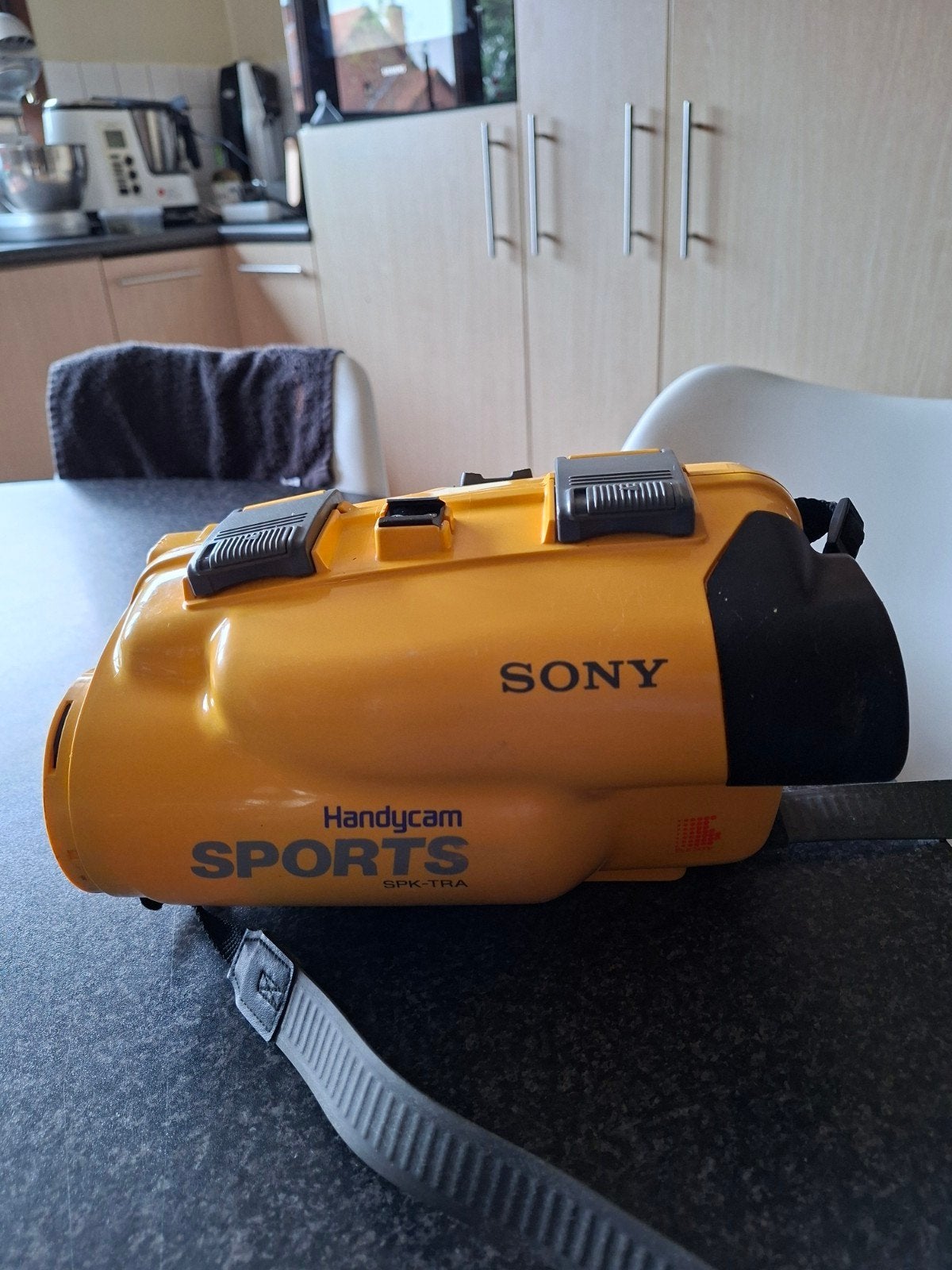 Onderwater hoes voor videocamera, Ophalen