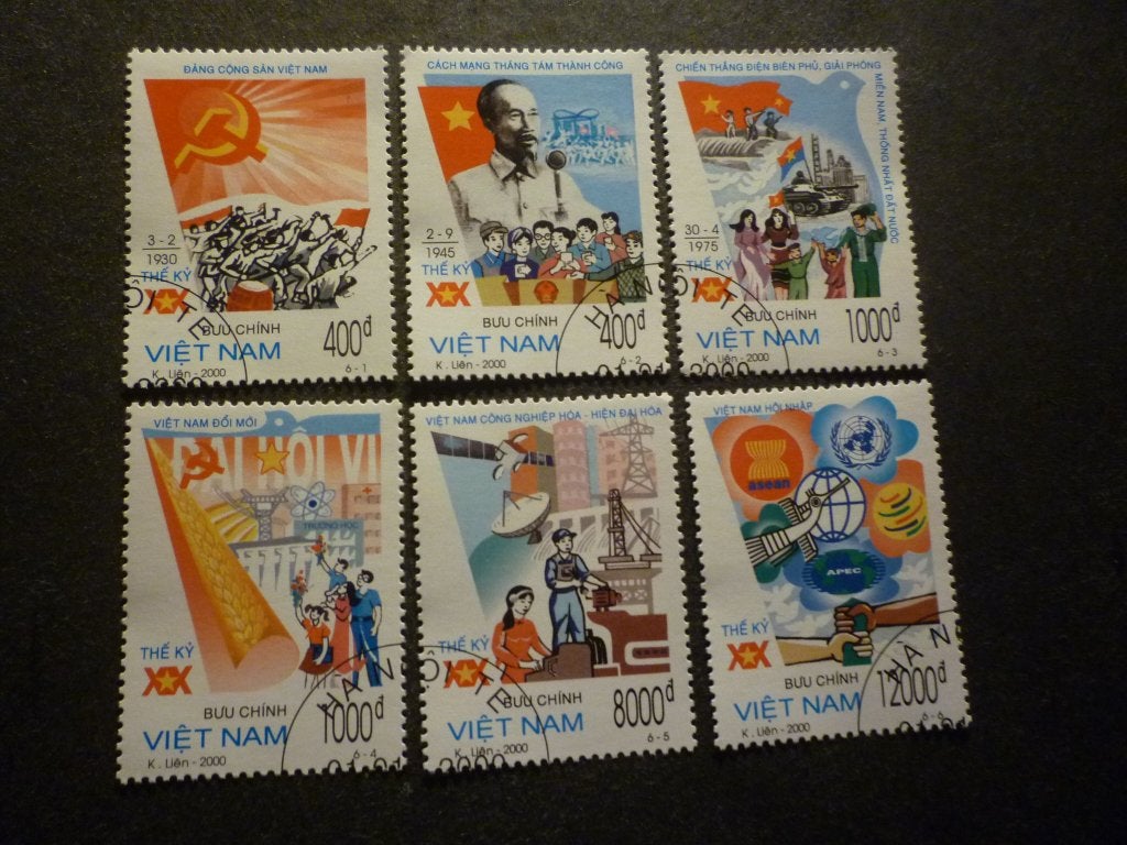 Vietnam 2000 Mi 3028/3033(o) Gestempeld/Oblitéré, Postzegels en Munten, Verzenden, Gestempeld