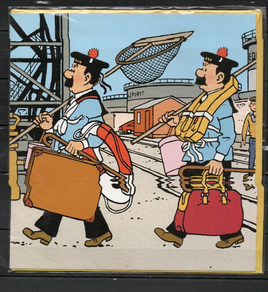 Grande carte  : Hergé : Tintin - Dupont et Dupond (2004), Enlèvement