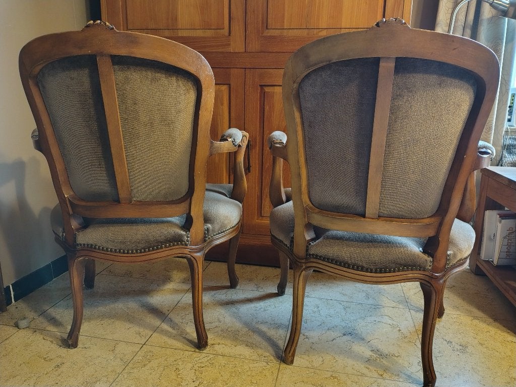 Gesculpteerde Louis XV stoelen (2 stuks), Ophalen