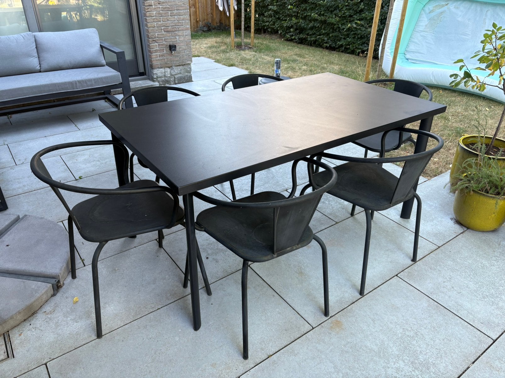 Set tuintafel EMU star + 6 stoelen, Ophalen, Gebruikt