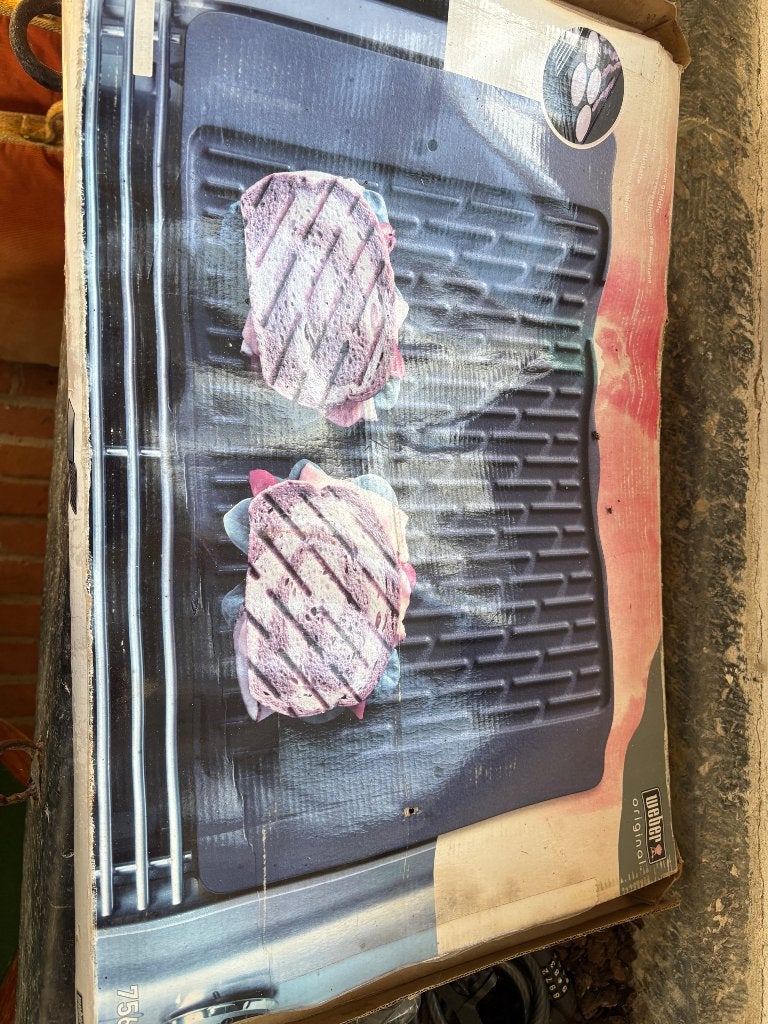 Plaque de cuisson Weber 7566 en fonte émaillée – Neuve, Enlèvement, Neuf, Weber