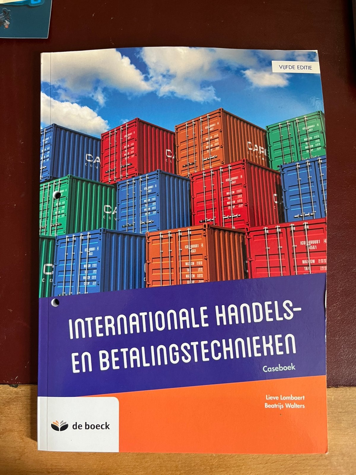 Internationale handels en betalingstechnieken, Ophalen, Zo goed als nieuw, Management