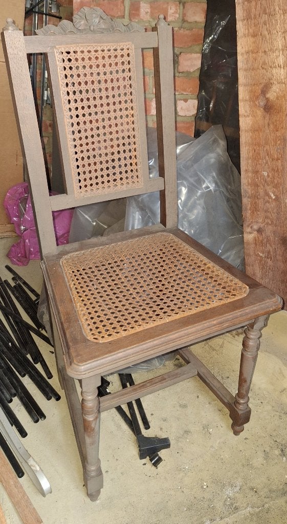 5 Chaises en bois, Brun, Enlèvement, Bois, Cinq, Six Chaises ou plus