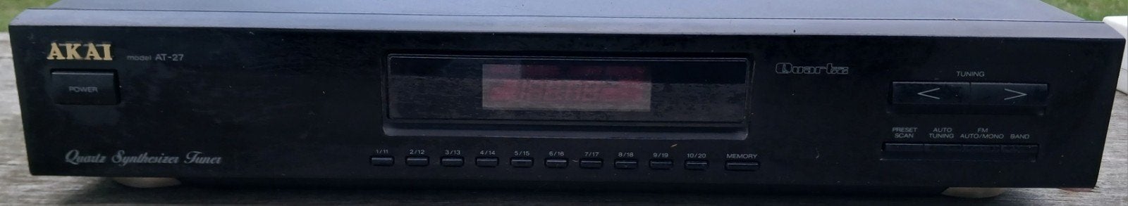 Akai AT-27 Quartz Synthesizer Tuner (FM/AM), TV, Hi-fi & Vidéo, Enlèvement